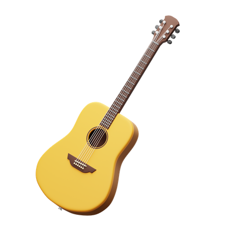 Guitarra  3D Icon