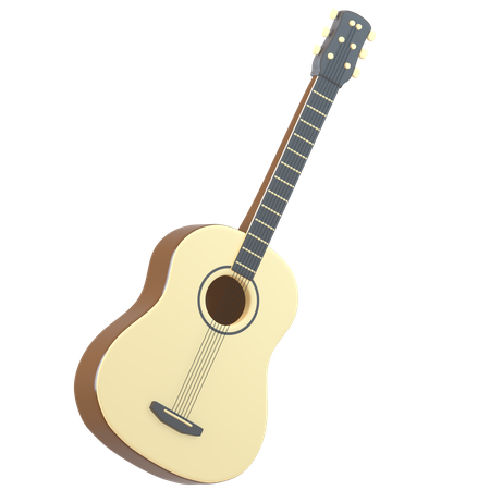 Guitarra  3D Icon