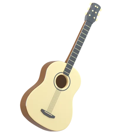 Guitarra  3D Icon