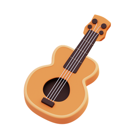 Guitarra  3D Icon