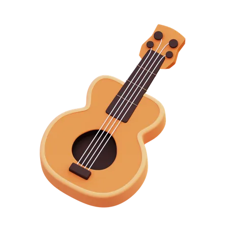 Guitarra  3D Icon