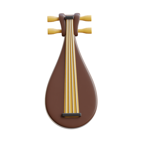 Guitarra coreana  3D Icon