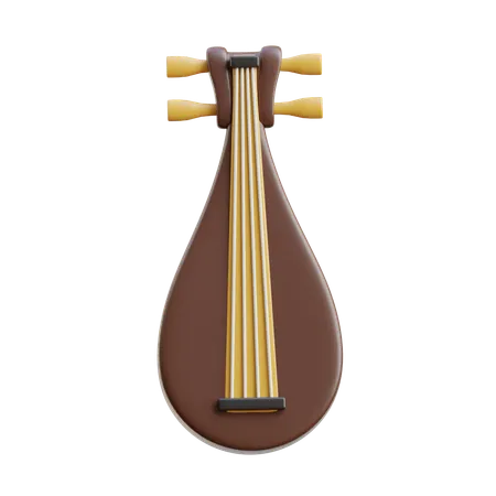 Guitarra coreana  3D Icon