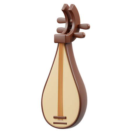 Guitarra coreana  3D Icon