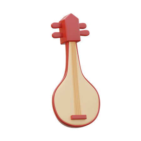 Guitarra coreana  3D Icon