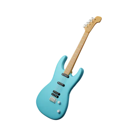 Guitarra electrica  3D Icon