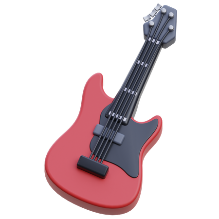 Guitarra electrica  3D Icon