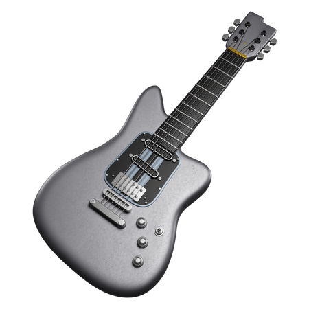 Guitarra electrica  3D Icon