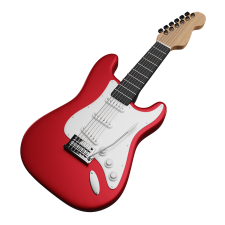 Guitarra electrica  3D Icon