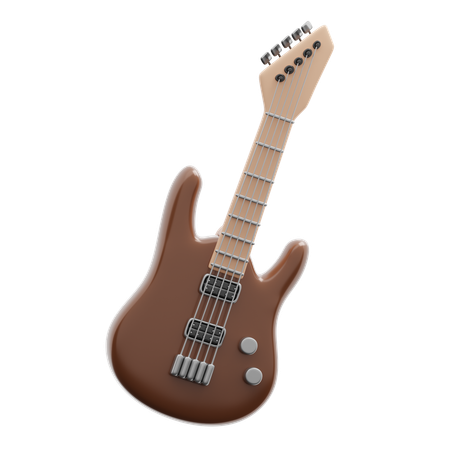 Guitarra electrica  3D Icon