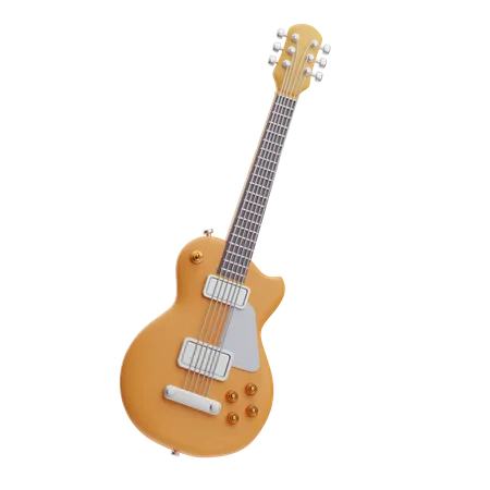 Guitarra electrica  3D Icon