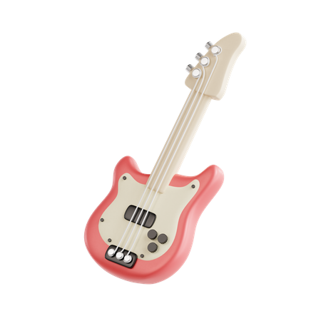 Guitarra elétrica  3D Icon