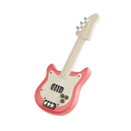 Guitarra elétrica  3D Icon