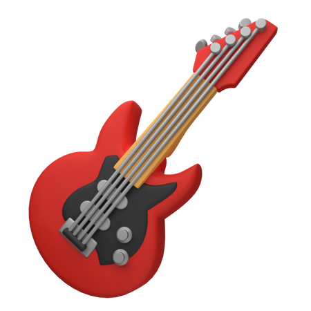 Guitarra elétrica  3D Icon