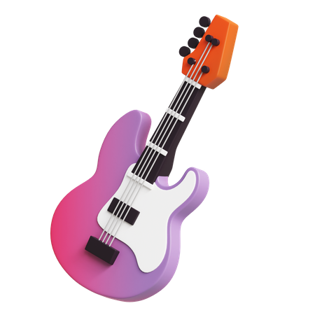 Guitarra elétrica  3D Icon