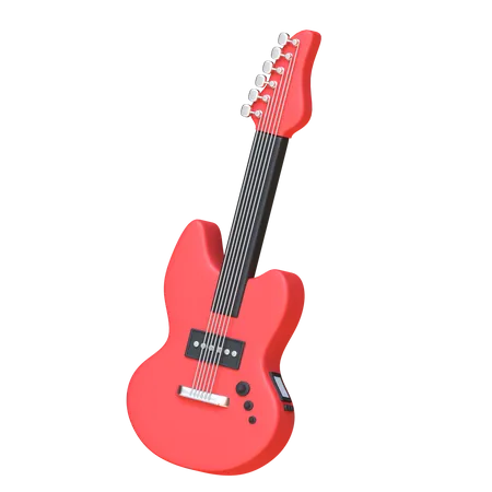 Guitarra elétrica  3D Icon