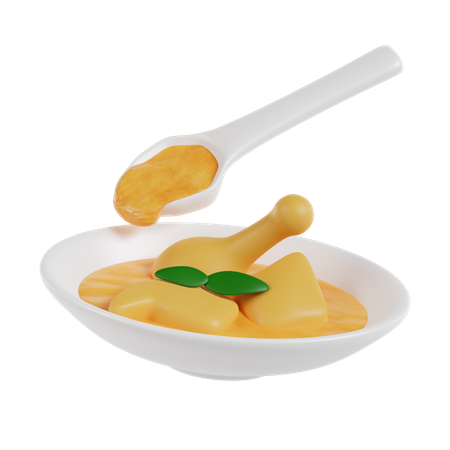 カレー  3D Icon