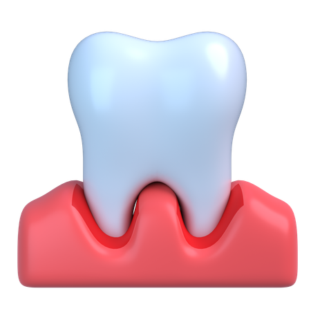Gum Disease  3D Icon