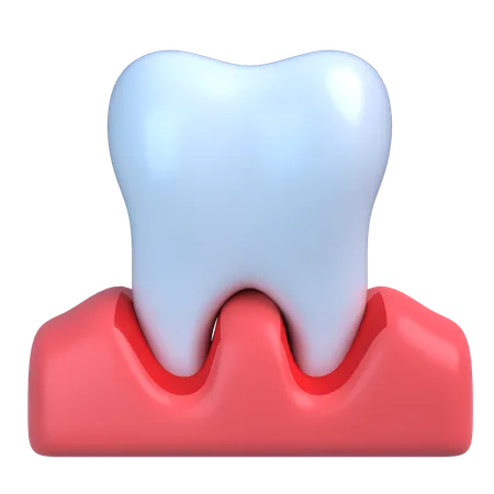 Gum Disease  3D Icon