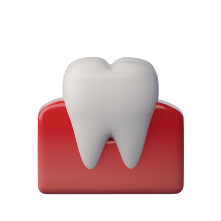 Gum Disease  3D Icon