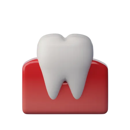 Gum Disease  3D Icon