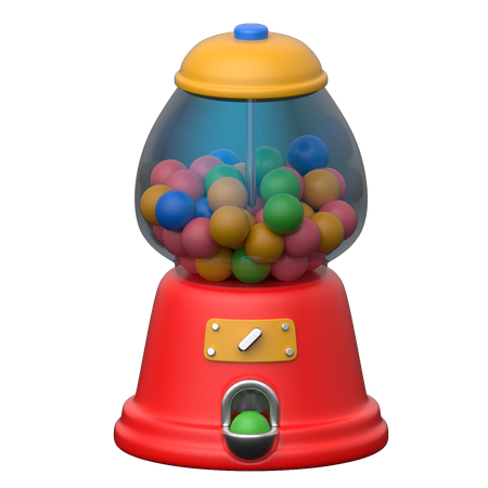 Gumball Machine  3D Icon