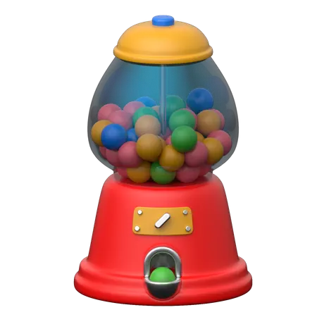 Gumball Machine  3D Icon
