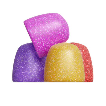 Gumdrops Candy  3D Icon