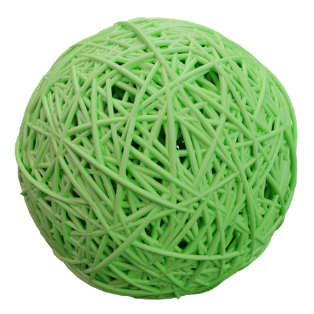 Gummibandball  3D Icon