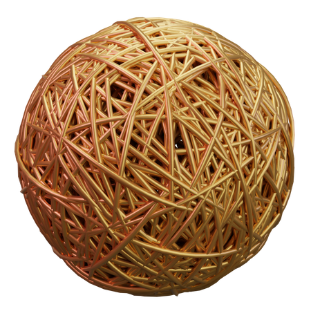 Gummibandball  3D Icon