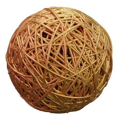 Gummibandball  3D Icon