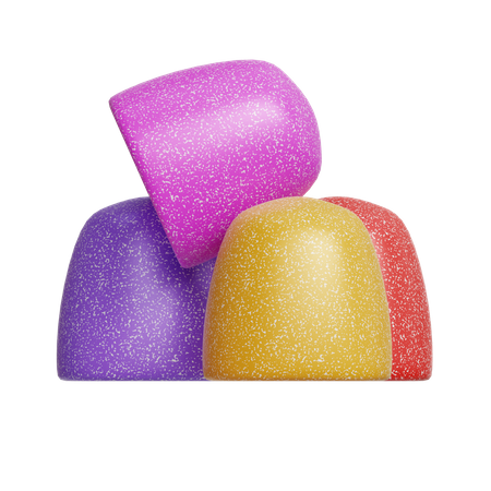 Gummibärchen Süßigkeiten  3D Icon