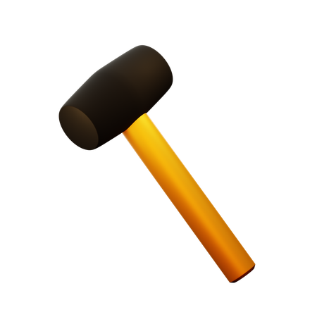 Gummihammer  3D Icon