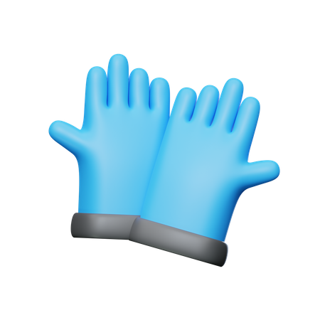 Gummihandschuhe  3D Icon