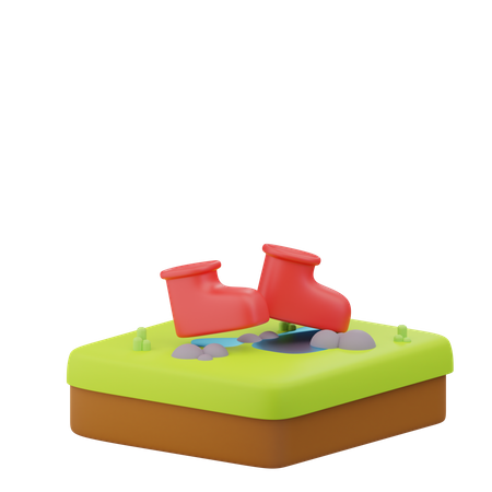 Gummistiefel  3D Icon