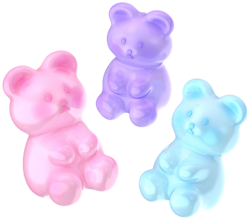 Gummy bear  3D Icon