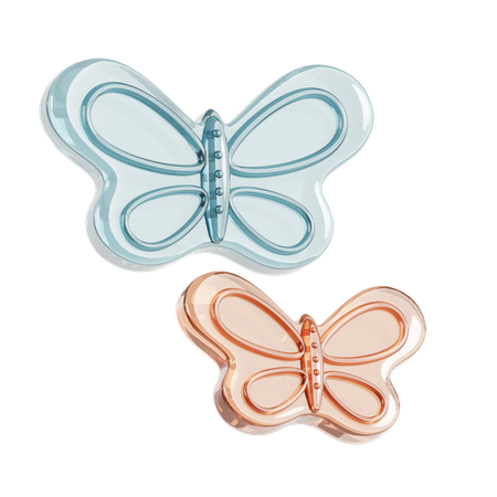 Gummy Butterflies  3D Icon