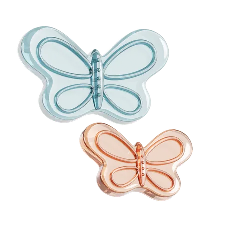 Gummy Butterflies  3D Icon