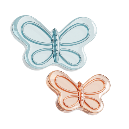 Gummy Butterflies  3D Icon