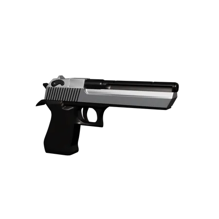 Gun  3D Icon