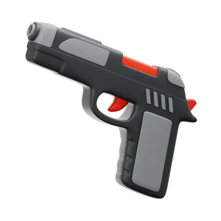 Gun  3D Icon