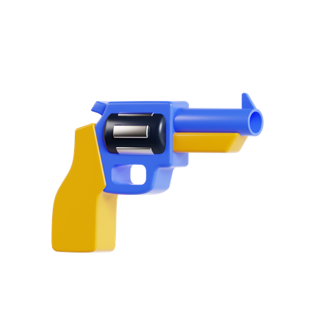 Gun  3D Icon