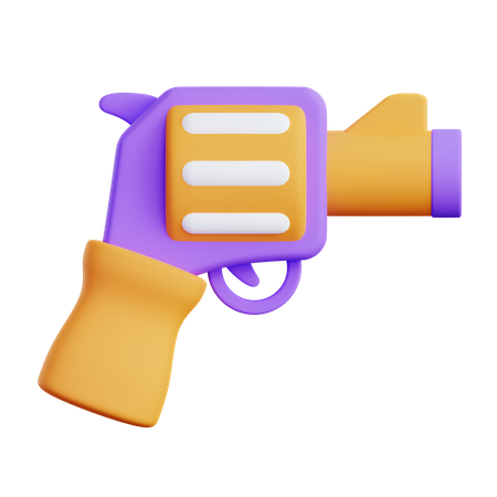 Gun  3D Icon