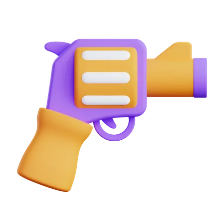 Gun  3D Icon