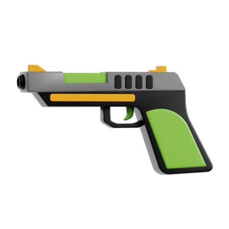 Gun  3D Icon