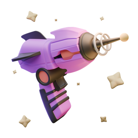 Gun  3D Icon