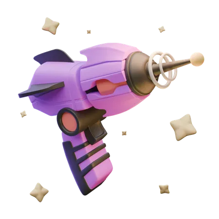 Gun  3D Icon