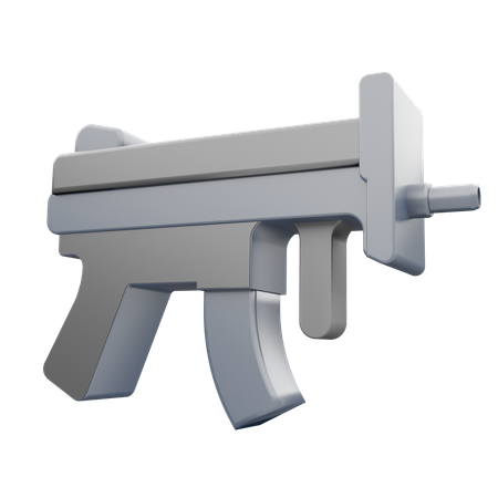 Gun  3D Icon