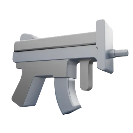 Gun  3D Icon