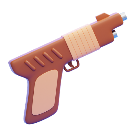 Gun  3D Icon